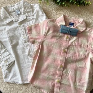 NWT baby 12-18 month Collar Shirt Lot of 2